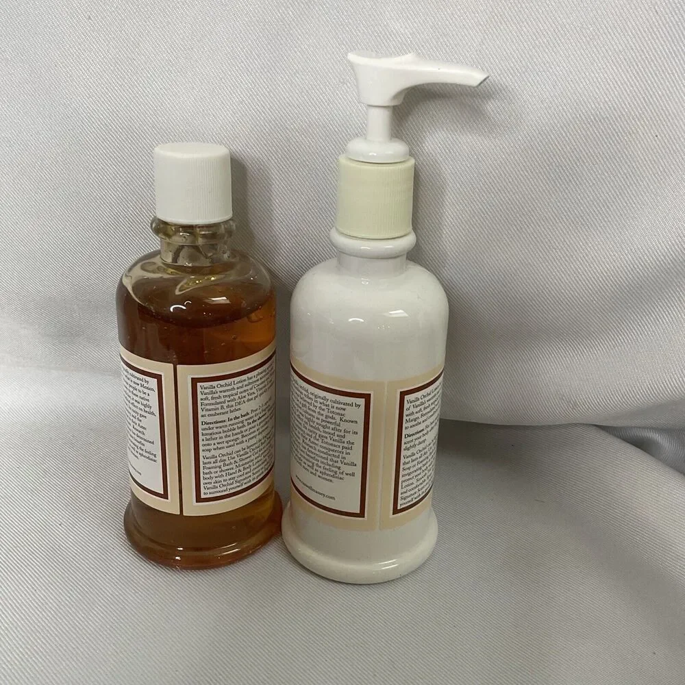 Caswell Massey Vanilla Orchid Lotion‎ And Shower Gel 8.5 Oz 8.2 Oz Discontinued